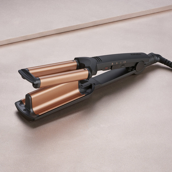 EAN 3030050154924 - BaByliss Deep Waves Rizador de pelo Caliente Negro, Naranja 2,5 m imagen 11
