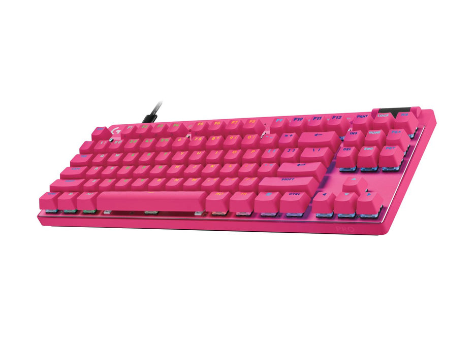 EAN 5099206126527 - Logitech G PRO X TKL Rapid teclado Juego USB QWERTY Internacional de EE.UU. Rosa imagen 3