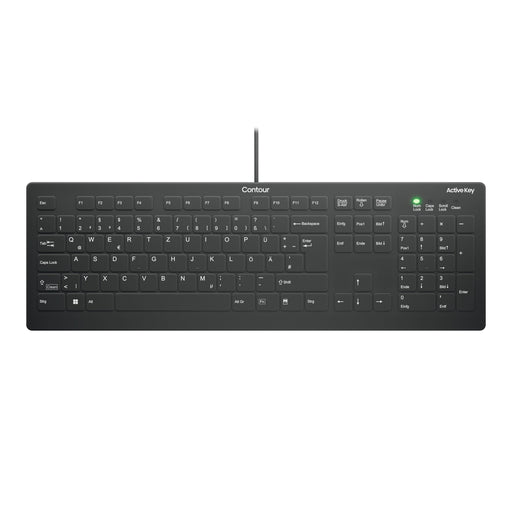 EAN 7061113207109 - Contour Design Active Key AK-C8112 teclado Médico USB QWERTZ Alemán Negro imagen 1