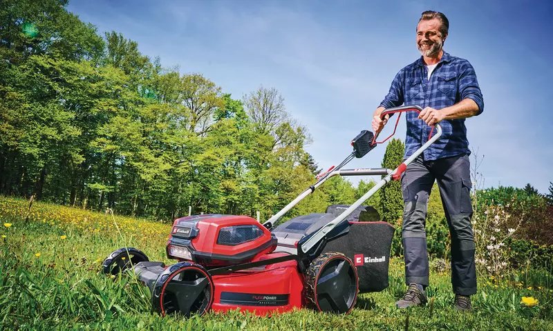 EAN 4006825671667 - Einhell GP-CM 36/52 S Li BL Cortacésped manual Batería Negro, Rojo imagen 3