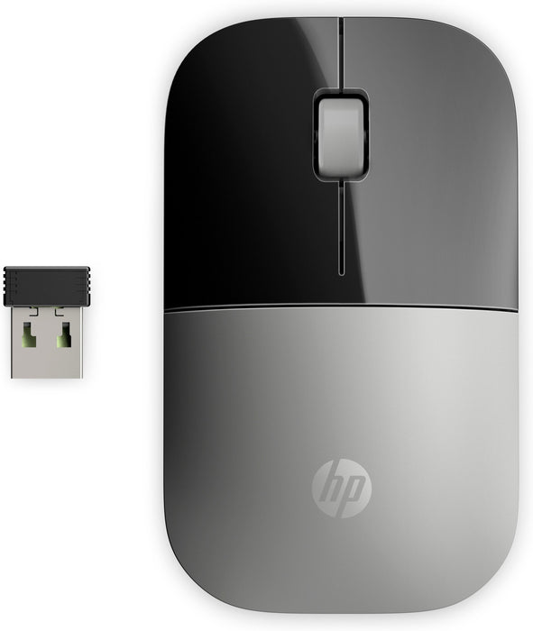 EAN 0190780030585 - HP Z3700 Silver Wireless Mouse ratón Oficina Ambidextro RF inalámbrico Óptico 1200 DPI imagen 1