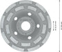 EAN 3165140993470 - Bosch 2 608 601 762 accesorio para amoladora angular Disco de desbaste imagen 3