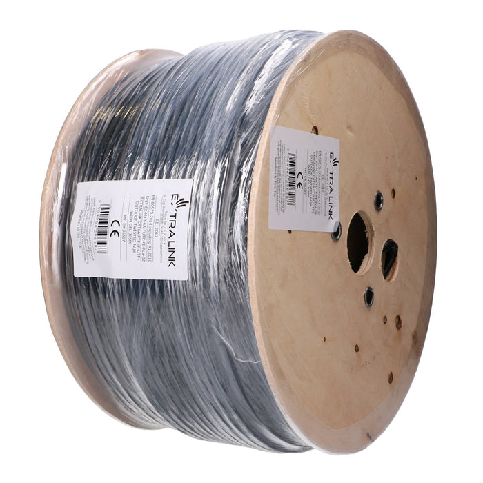 EAN 5904960296587 - Extralink CAT6A FTP (F/UTP) OUTDOOR TWISTED PAIR WITH GEL 305M cable de red imagen 4
