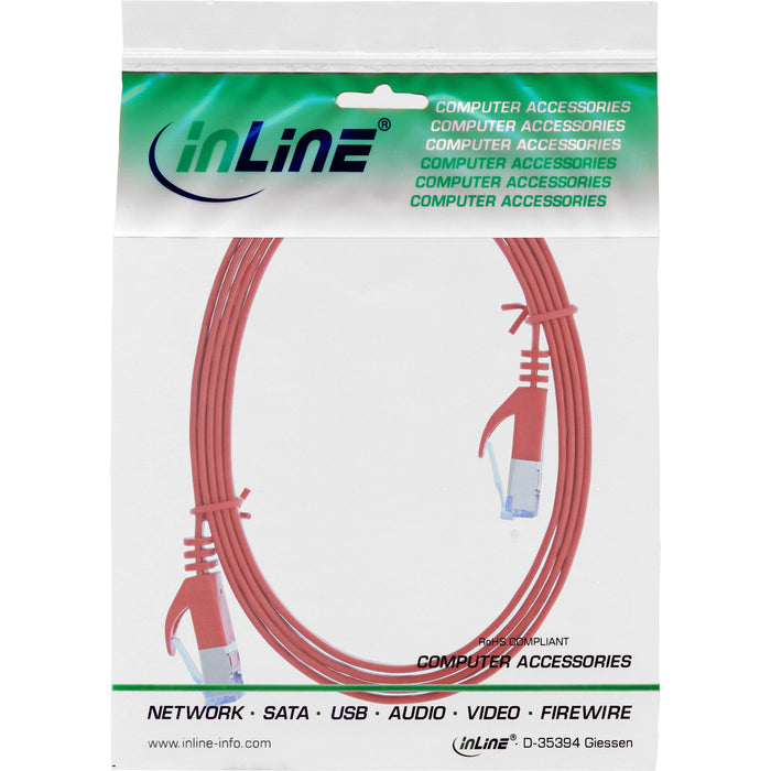 EAN 4043718280605 - InLine 71803R cable de red Rojo 3 m Cat6a U/FTP (STP) imagen 2