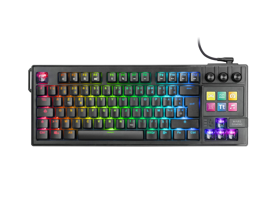 EAN 8435693114192 - Mars Gaming MKMASTER teclado Juego USB Español, Francés, Portugués Negro imagen 13
