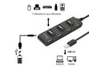 EAN 4015867225332 - Equip 128957 hub de interfaz USB 2.0 480 Mbit/s Negro imagen 3