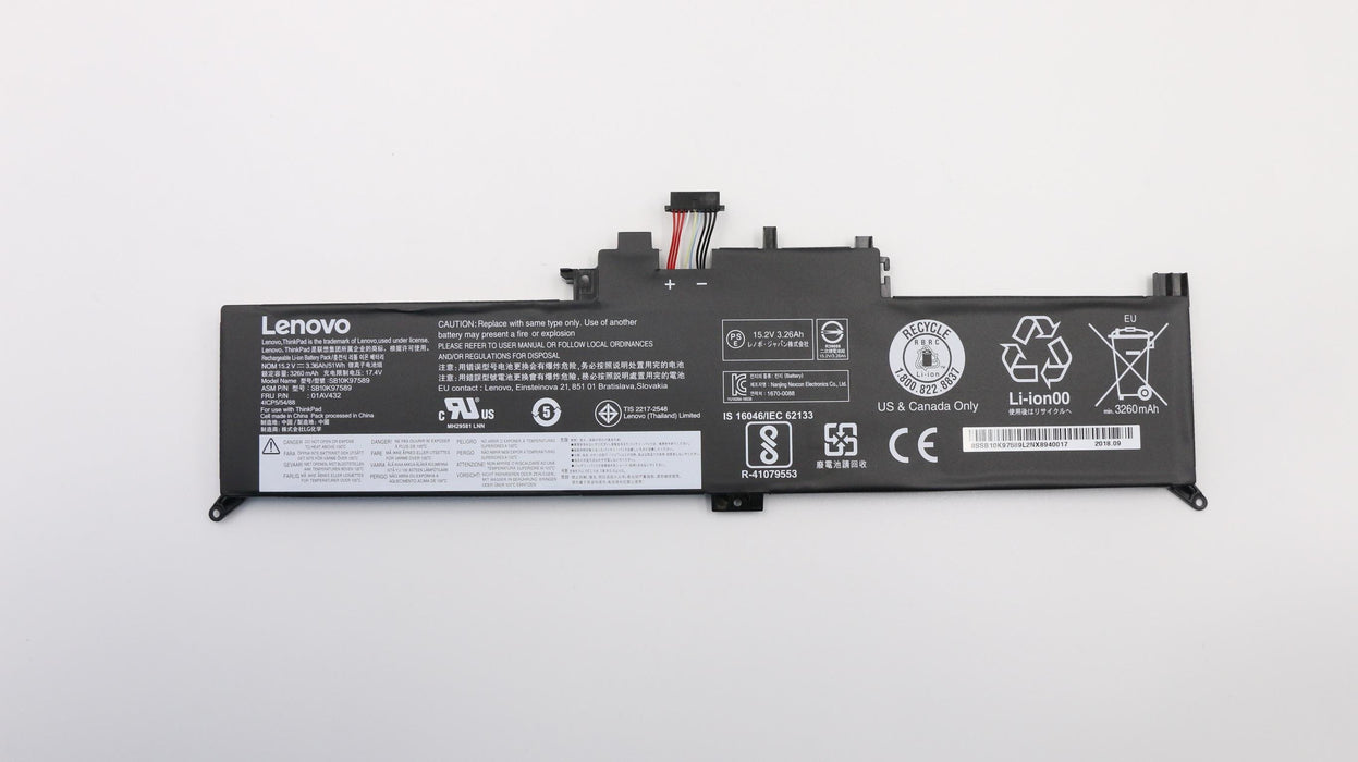EAN 5706998914828 - Lenovo 01AV432 refacción para laptop Batería imagen 1