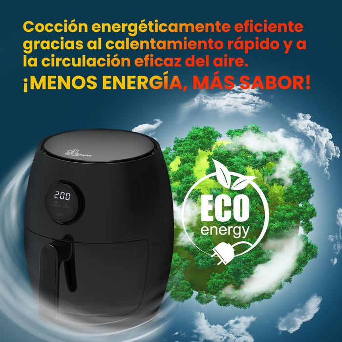 EAN 5906168633218 - Extralink HOME AIR FRYER 2L EU SJ-200 freidora Sencillo Independiente 1000 W Freidora de aire caliente Ne imagen 30