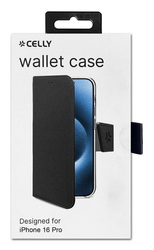 EAN 8021735210627 - Celly WALLY1079 funda para teléfono móvil 16 cm (6.3") Funda cartera Negro imagen 2