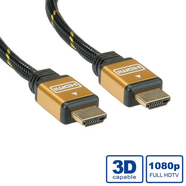 EAN 7611990118021 - ROLINE GOLD HDMI High Speed Cable + Ethernet, M/M 7.5 m cable HDMI imagen 1