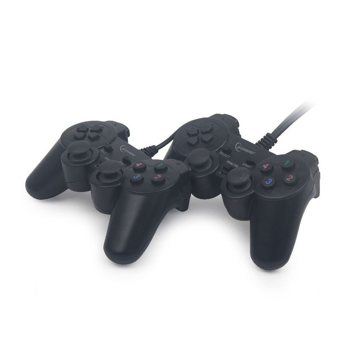 EAN 8716309087612 - Gembird JPD-UDV2-01 mando y volante Negro USB 2.0 Gamepad Analógico/Digital PC imagen 1
