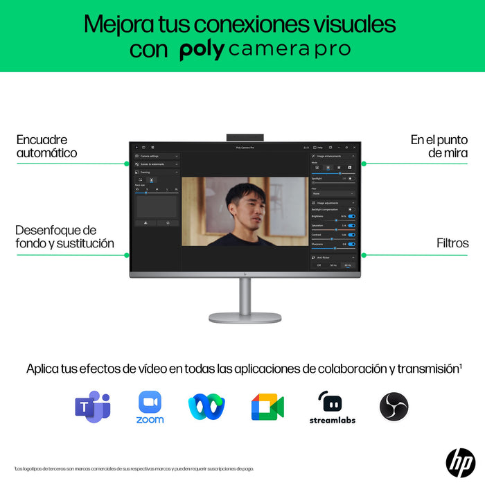 EAN 0199642227309 - HP OmniStudio X 32-c0022ns PC Intel Core Ultra 5 125H 80 cm (31.5") 3840 x 2160 Pixeles PC todo en uno 16 imagen 12