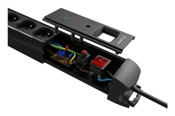 EAN 5901969439816 - Lanberg SP1-05F-0300-BK base múltiple 3 m 5 salidas AC Interior Negro imagen 4