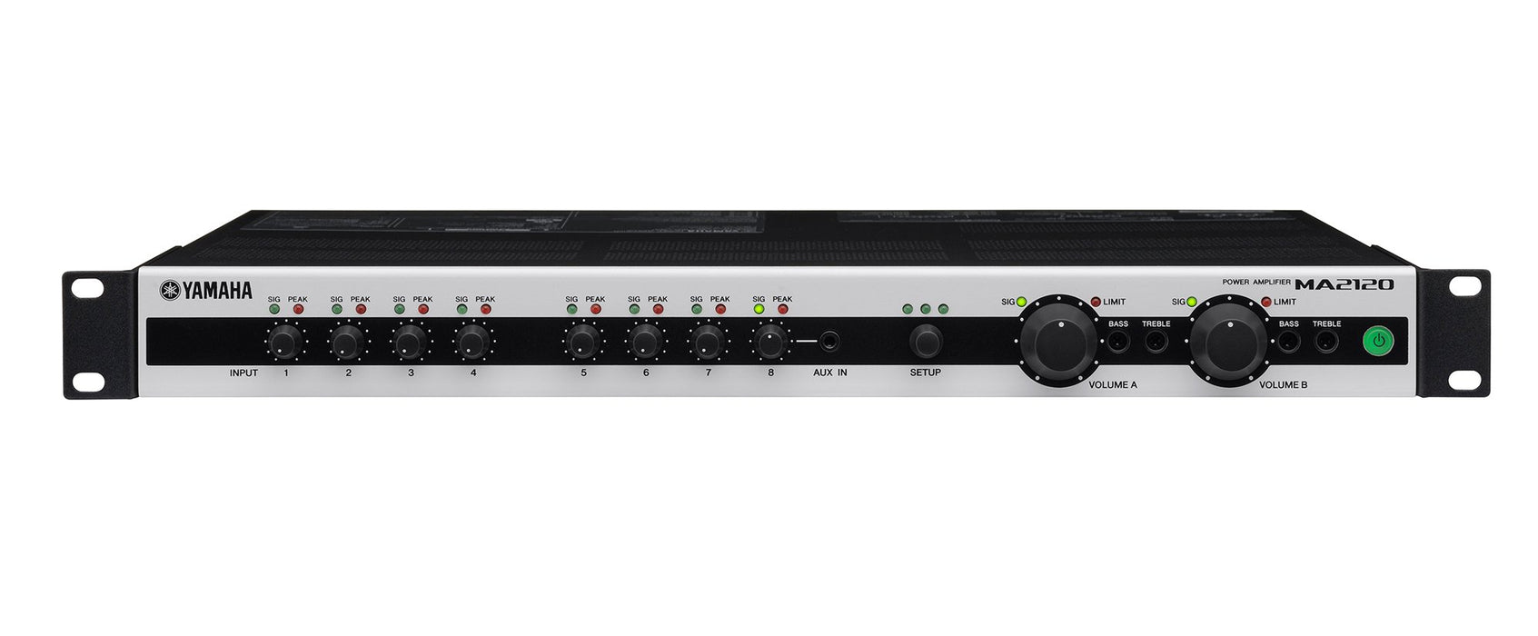EAN 4957812591232 - Yamaha MA2120 amplificador de audio Negro, Gris imagen 2