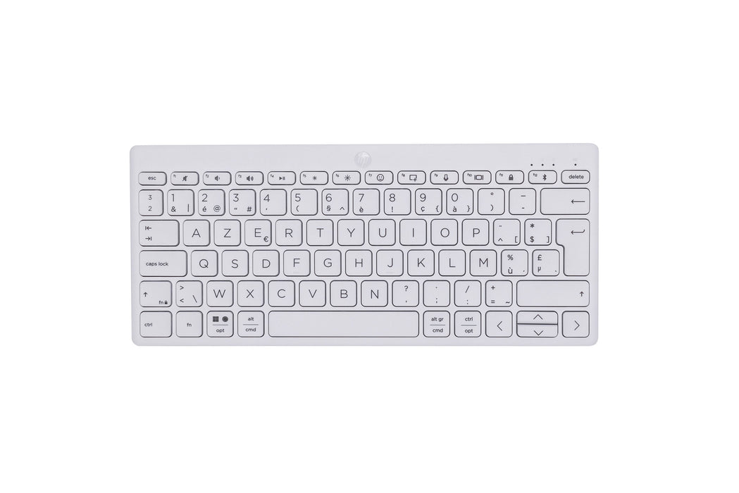 EAN 196548516780 - HP 350 Compact Multi-Device Bluetooth Keyboard teclado Hogar AZERTY Belga Blanco imagen 1