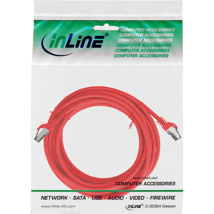 EAN 4043718287468 - InLine 78807R cable de red Rojo 7,5 m Cat8.1 S/FTP (S-STP) imagen 3