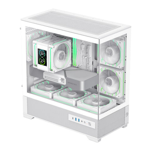 EAN 6931858778466 - GameMax VISTA 2 MW Mini Tower Blanco imagen 2