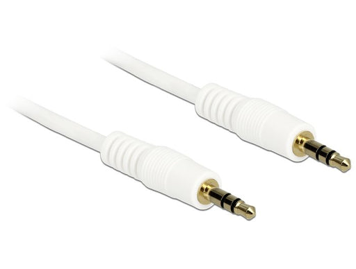 EAN 4043619837434 - DeLOCK 0.5m 3.5mm M/M cable de audio 0,5 m 3,5mm Blanco imagen 1
