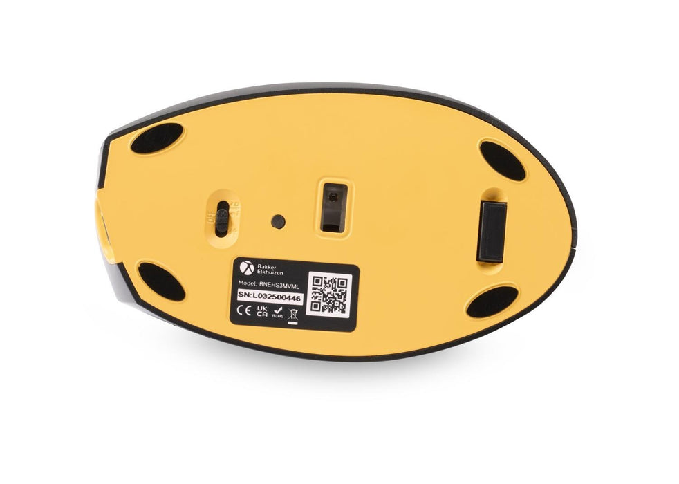 EAN 8719274677222 - BakkerElkhuizen Handshake ratón Oficina Izquierda RF Wireless + Bluetooth + USB Type-C Óptico 6400 DPI imagen 2
