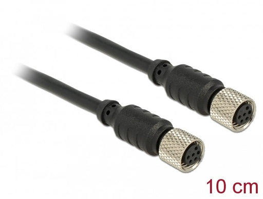 EAN 4043619126897 - DeLOCK 12689 cable para sensor y actuador 0,1 m M8 Negro imagen 1