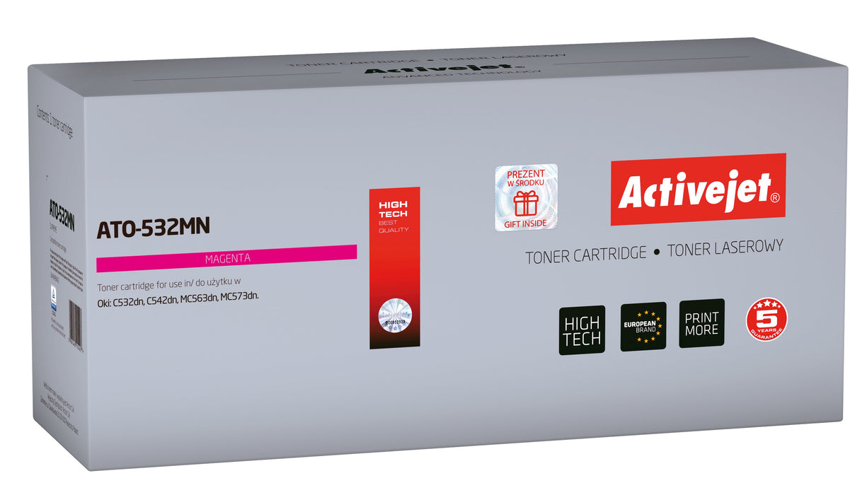 EAN 5901443115427 - Activejet ATO-532MN cartucho de tóner 1 pieza(s) Compatible Magenta imagen 1