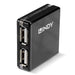 EAN 4002888427425 - Lindy 42742 hub de interfaz 480 Mbit/s Negro imagen 5