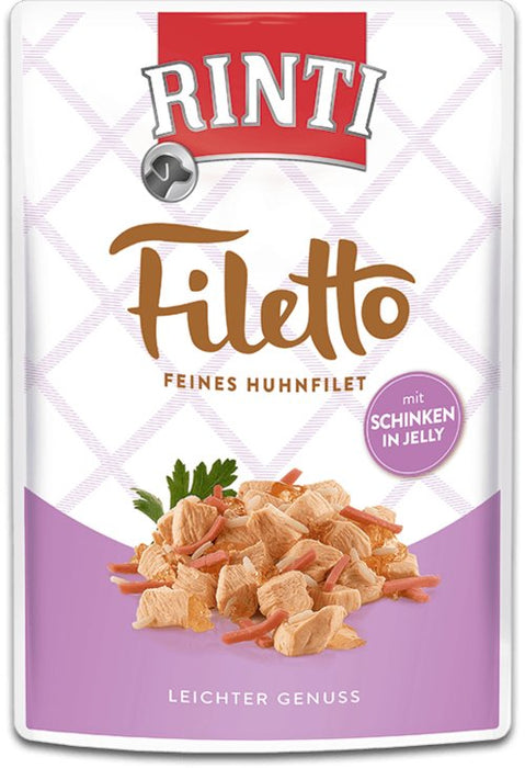 EAN 4000158954015 - RINTI 95401 alimento húmedo para perros Pollo, Jamón Adulto 100 g imagen 1