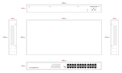 EAN 5715063808290 - Lanview LVN-1UMOUNT-24PORT-1G no categorizado imagen 2