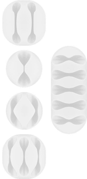 EAN 4040849706813 - Goobay 70681 organizador de cables Escritorio/pared Clip para cable Blanco 5 pieza(s) imagen 1