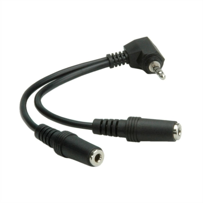 EAN 7611990194995 - ROLINE 11.09.4441 cable de audio 0,15 m 3,5mm 2 x 3.5mm Negro imagen 3