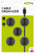 EAN 4040849950407 - Goobay 95040 organizador de cables Universal Soporte para cables Negro 5 pieza(s) imagen 9
