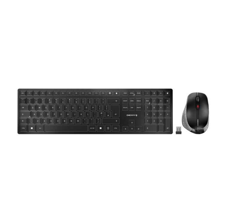 EAN 4025112091940 - CHERRY DW 9500 SLIM teclado Ratón incluido Universal RF Wireless + Bluetooth QWERTY Inglés Negro, Gris imagen 1