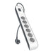 EAN 0745883899456 - Belkin BSV603VF2M-V2 limitador de tensión Gris, Blanco 6 salidas AC imagen 1