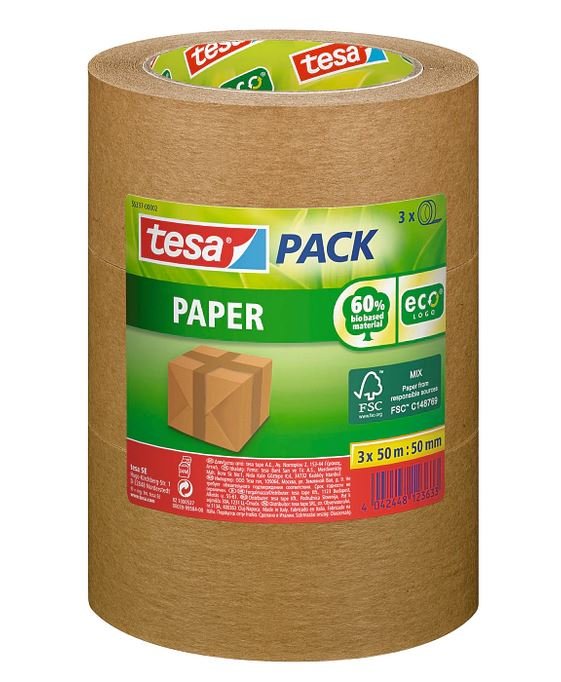 EAN 4042448123633 - TESA 55337 Apto para uso en interior 50 m Papel Marrón imagen 1
