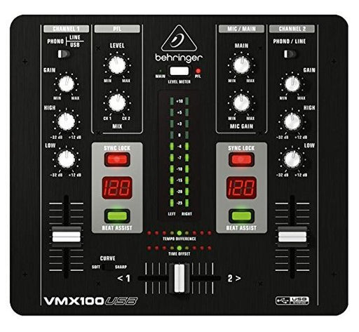 EAN 4033653130363 - Behringer VMX100USB mezclador DJ 2 canales Negro imagen 1
