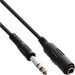 EAN 4043718075454 - InLine 99935A cable de audio 5 m 6,35mm Negro imagen 1