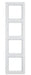 EAN 4011334312291 - Hager 10146089 placa de pared y cubierta de interruptor Blanco imagen 1