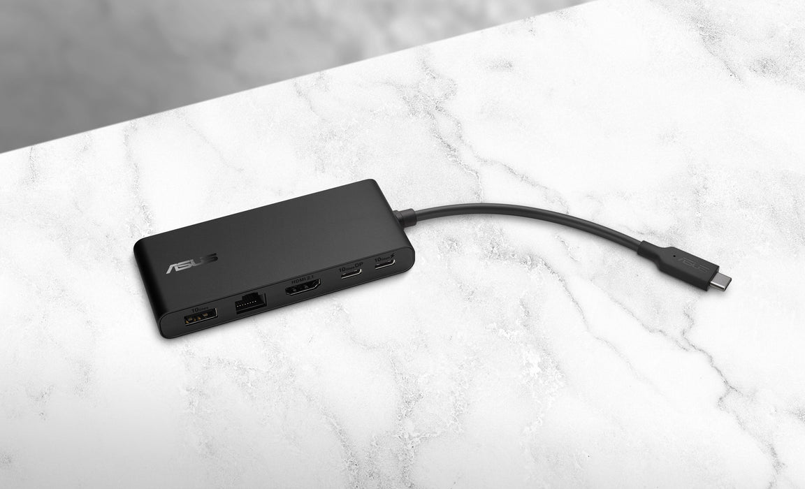 EAN 4711387429228 - ASUS Dual 4K USB-C Dock DC201 Alámbrico USB 3.2 Gen 2 (3.1 Gen 2) Type-C Negro imagen 5