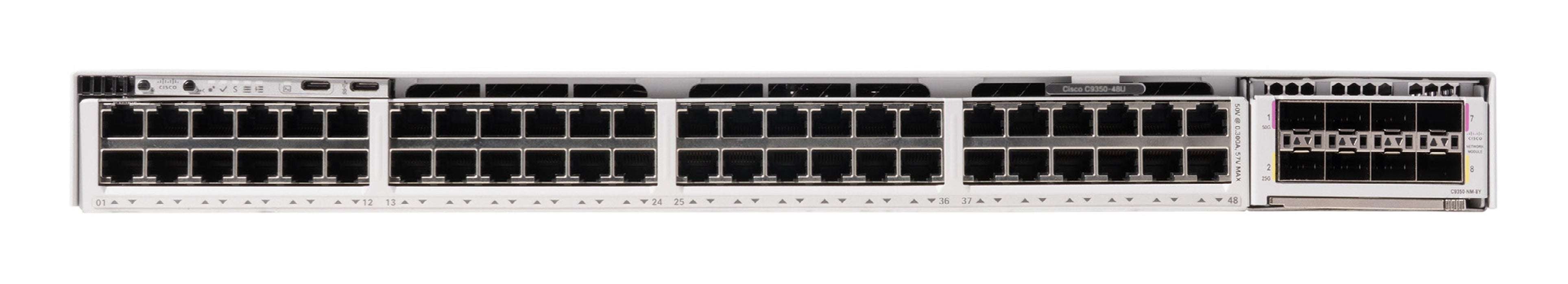 EAN 889728636377 - Cisco C9350-48U switch Gestionado L3 Energía sobre Ethernet (PoE) 1U Gris imagen 1