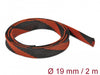 EAN 4043619207435 - DeLOCK 20743 pasacables Negro, Rojo imagen 1
