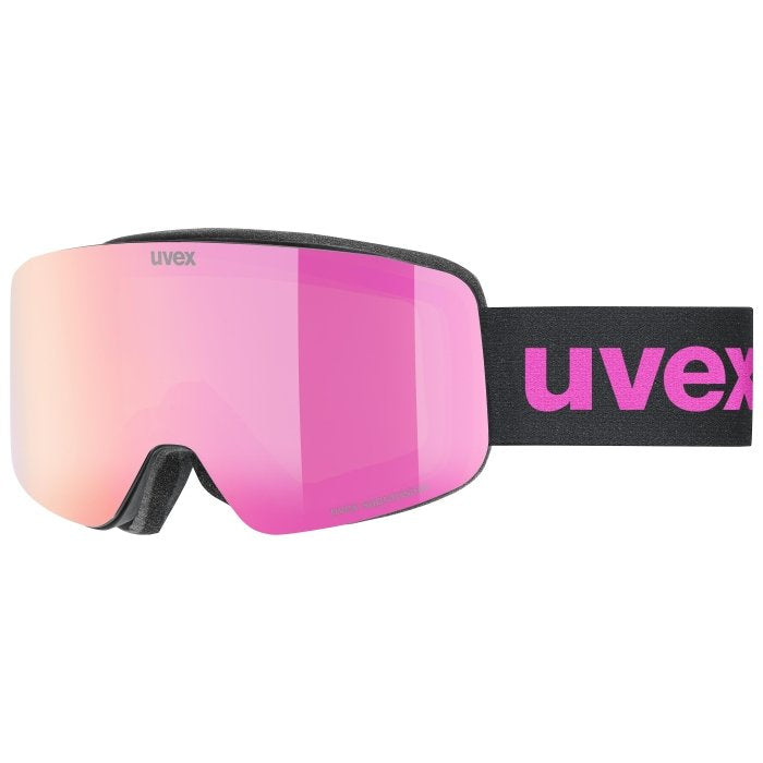 EAN 4043197376899 - Uvex pwdr FM gafas de esquí Negro Unisex Rosa Lente esférica imagen 1