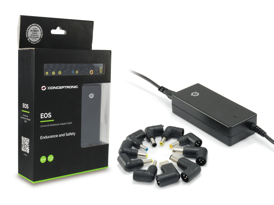 EAN 8714909026536 - Conceptronic CNB65 adaptador e inversor de corriente Interior 65 W Negro imagen 2