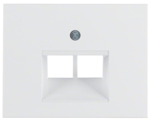 EAN 4011334263418 - Hager 14097009 placa de pared y cubierta de interruptor Blanco imagen 1