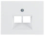 EAN 4011334263418 - Hager 14097009 placa de pared y cubierta de interruptor Blanco imagen 1
