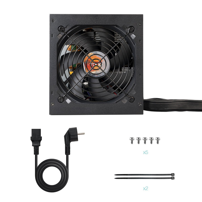 EAN 8433281016323 - TooQ TQHELIOS-650SP unidad de fuente de alimentación 24-pin ATX Negro imagen 6