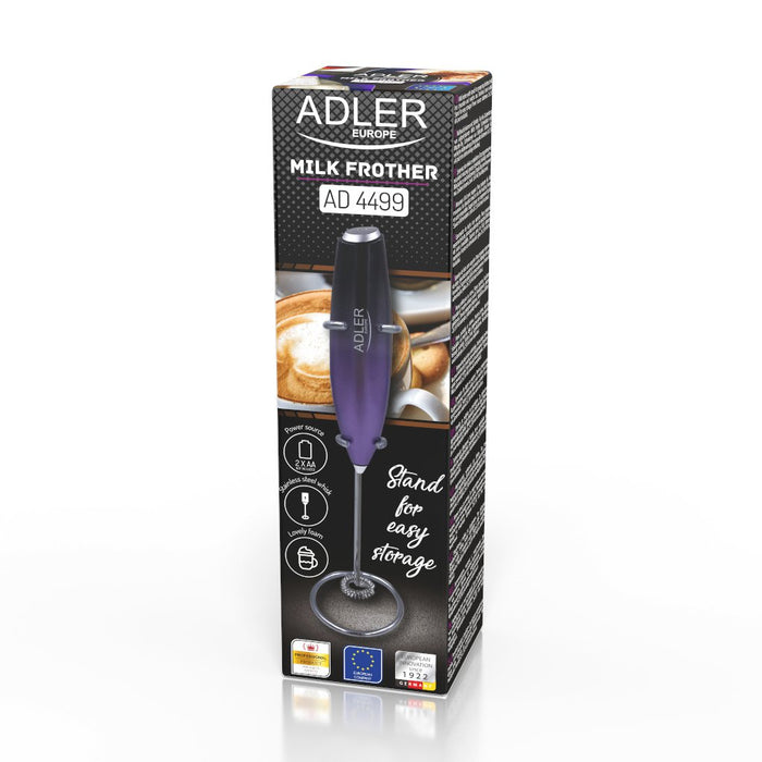 EAN 5903887806053 - Adler AD 4499 espumador o calentador de leche Handheld electric milk frother Negro, Violeta imagen 12