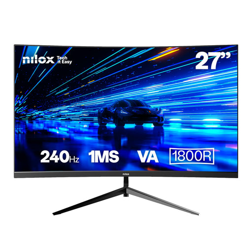 EAN 8431775036352 - Nilox MONITOR 27 CURVO 240HZ VA HDMI Y DP pantalla para PC 68,6 cm (27") 1920 x 1080 Pixeles Full HD LCD imagen 1