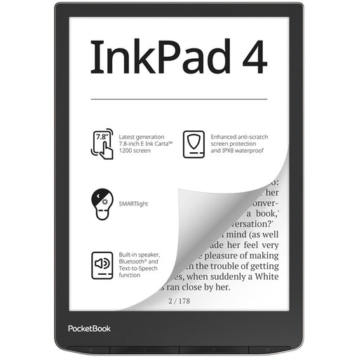 EAN 4029164134242 - PocketBook InkPad 4 lectore de e-book Pantalla táctil 32 GB Wifi Plata imagen 1