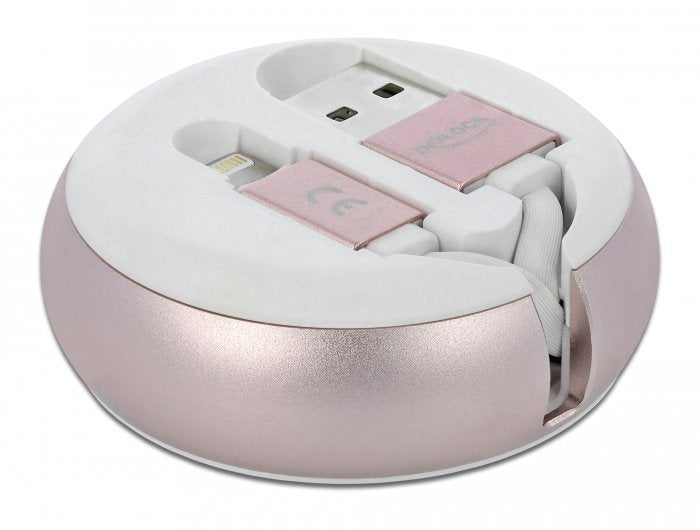 EAN 4043619858170 - DeLOCK 85817 cable de conector Lightning 0,92 m Rosa, Blanco imagen 2