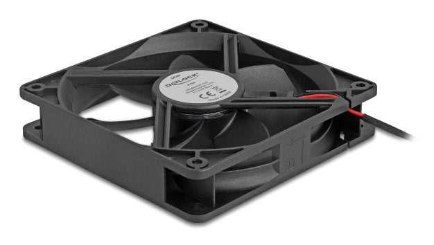 EAN 4043619672929 - DeLOCK 67292 sistema de refrigeración para ordenador Carcasa del ordenador Ventilador 12 cm Negro 1 pieza imagen 2